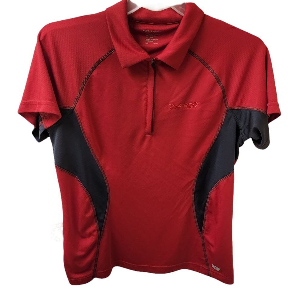 North End Sport Red Grey Jersey Top